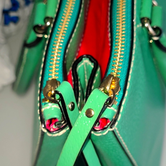 Kate Spade Green Satchel NWOT - Picture 5 of 9